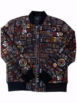 Ethnic Decorations Bomber Jacket