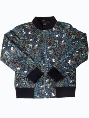 Forest Print Bomber Jacket