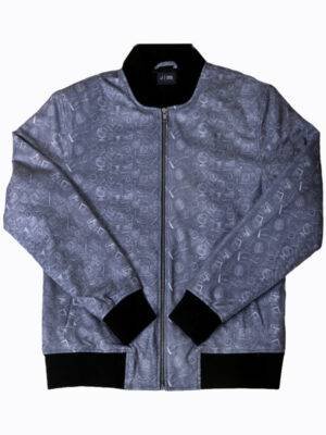 Newton Print Bomber Jacket