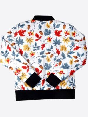 Bomber Jacket Snow Floral