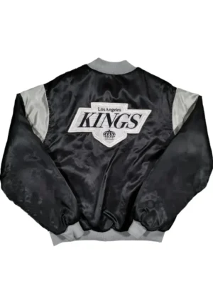 80’s Los Angles Kings Black Satin Jacket 2023