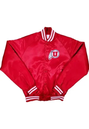 80’s Utah Utes Red Satin Jacket 2023