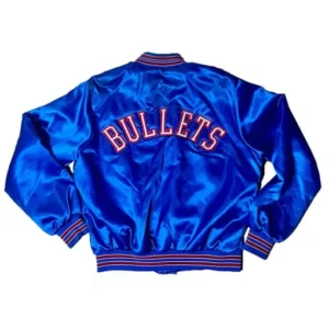 80’s Washington Bullets Blue Satin Jacket 2023