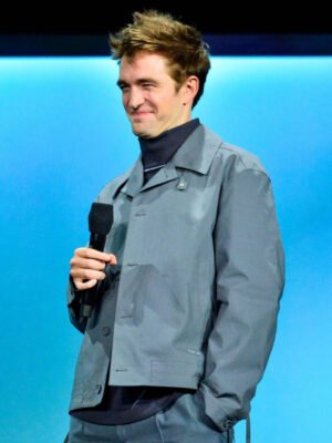 Mickey 17 2025 Robert Pattinson Grey Cotton Jacket