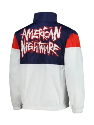 American Nightmare Unisex White Windbreaker Jacket