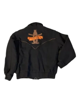 Houston Rodeo 550 Vintage Black Wool Jacket