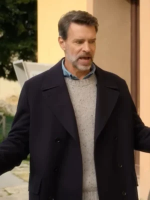 La Dolce Villa Scott Foley Black Wool Coat La Dolce Villa Scott Foley Wool Coat La Dolce Villa Scott Foley Black Wool Coat